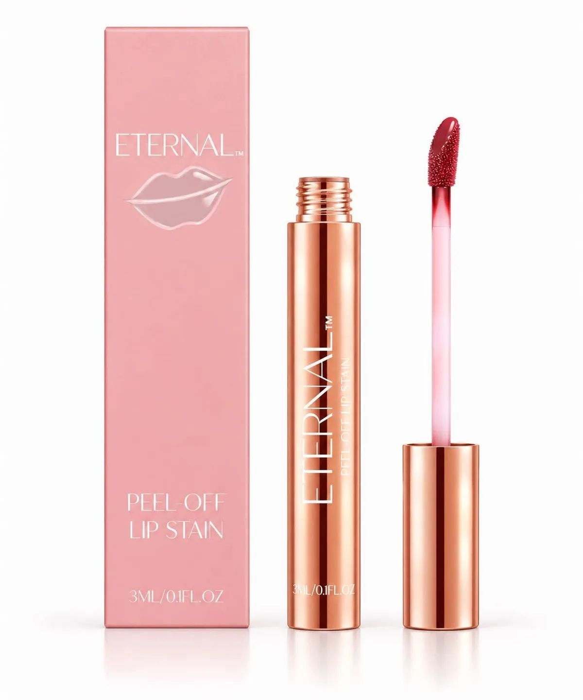 Eternal Peel-Off Lip Stain – review: the Pumpkin Brown shade of the product