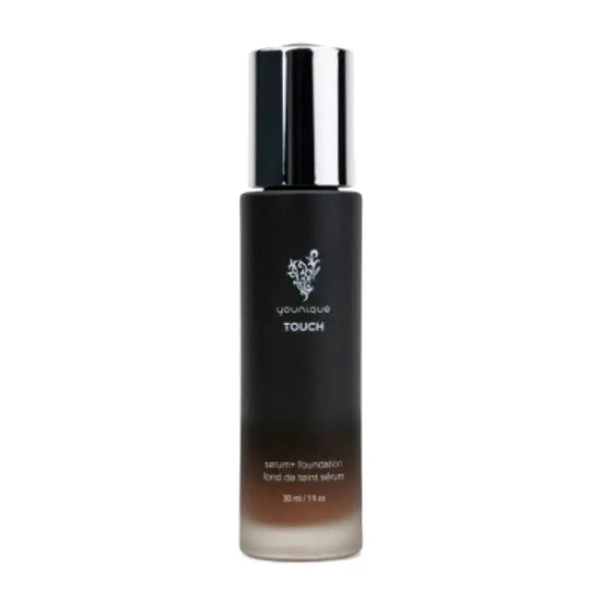 Fondotinta in siero YOUNIQUE TOUCH tonalità Azlon, sottotono rosato o bluastro: flacone con pompa da 30 ml
