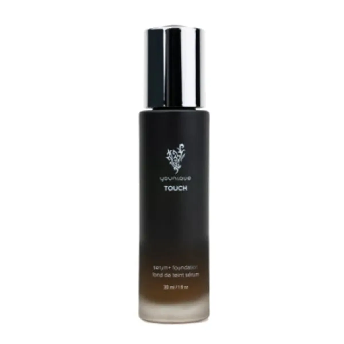 Fondotinta in siero YOUNIQUE TOUCH tonalità Sanyan, sottotono giallo dorato: flacone con pompa da 30 ml