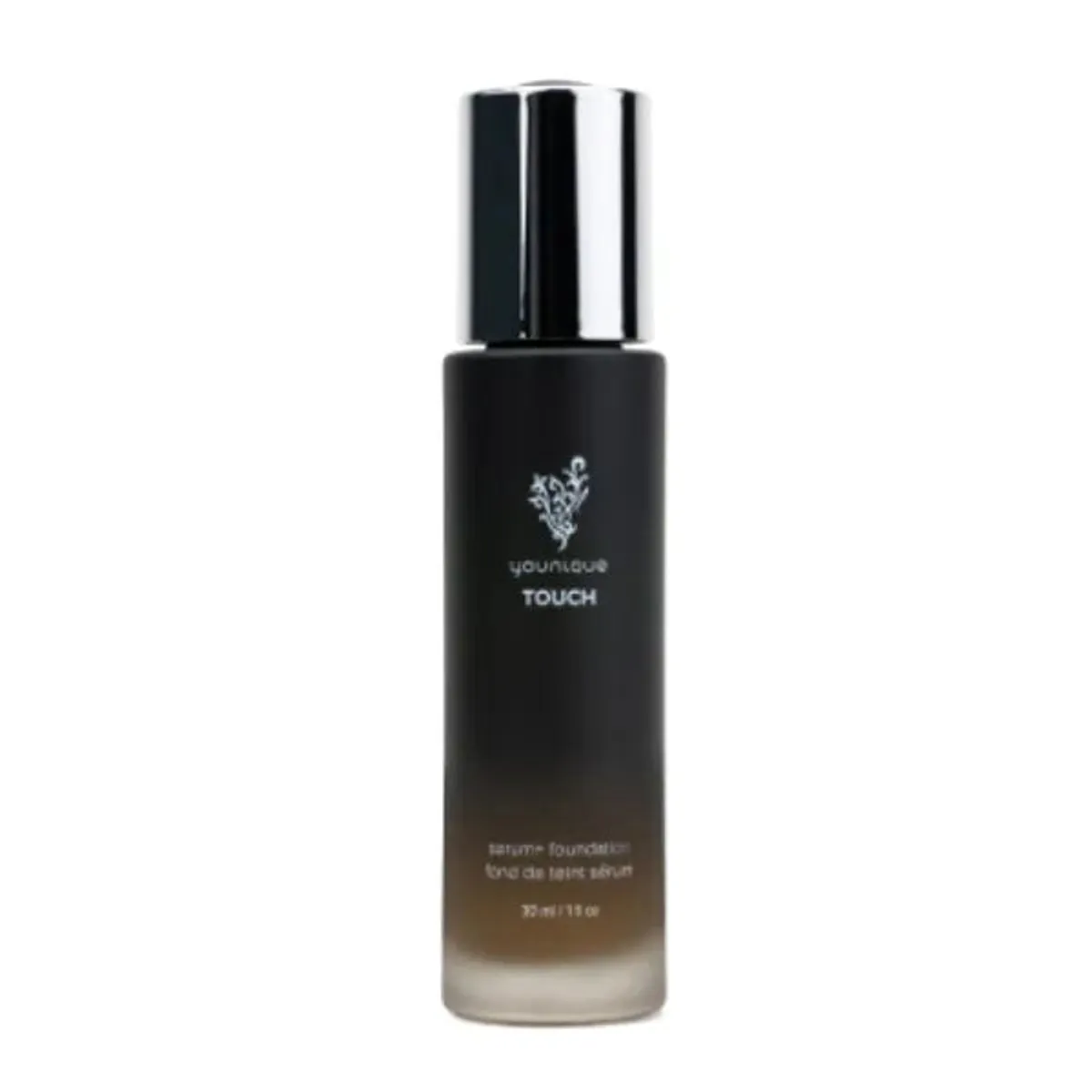 Fondotinta in siero YOUNIQUE TOUCH tonalità Velour, sottotono giallo dorato: flacone con pompa da 30 ml