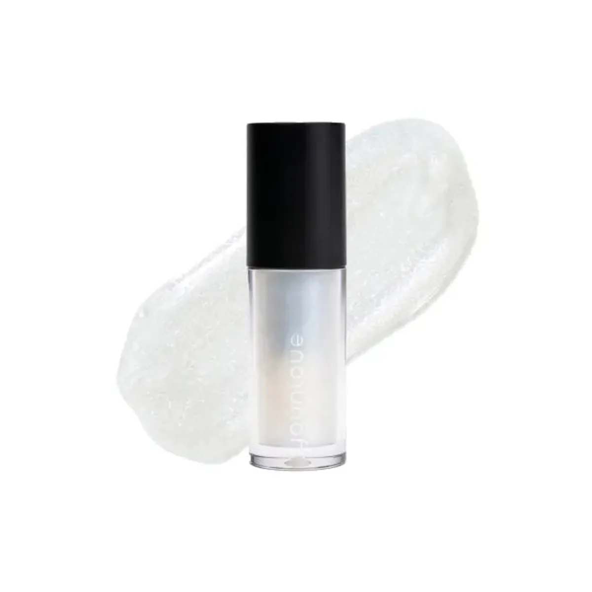 Gloss LUCRATIVE – test: parelmoerwitte gloss met swatch