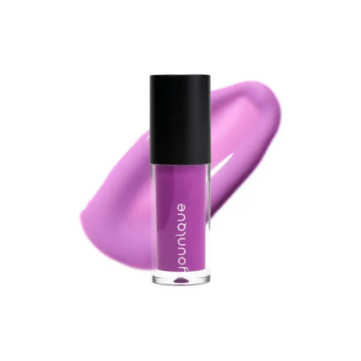 Gloss LUCRATIVE – test: paarse gloss met lila swatch