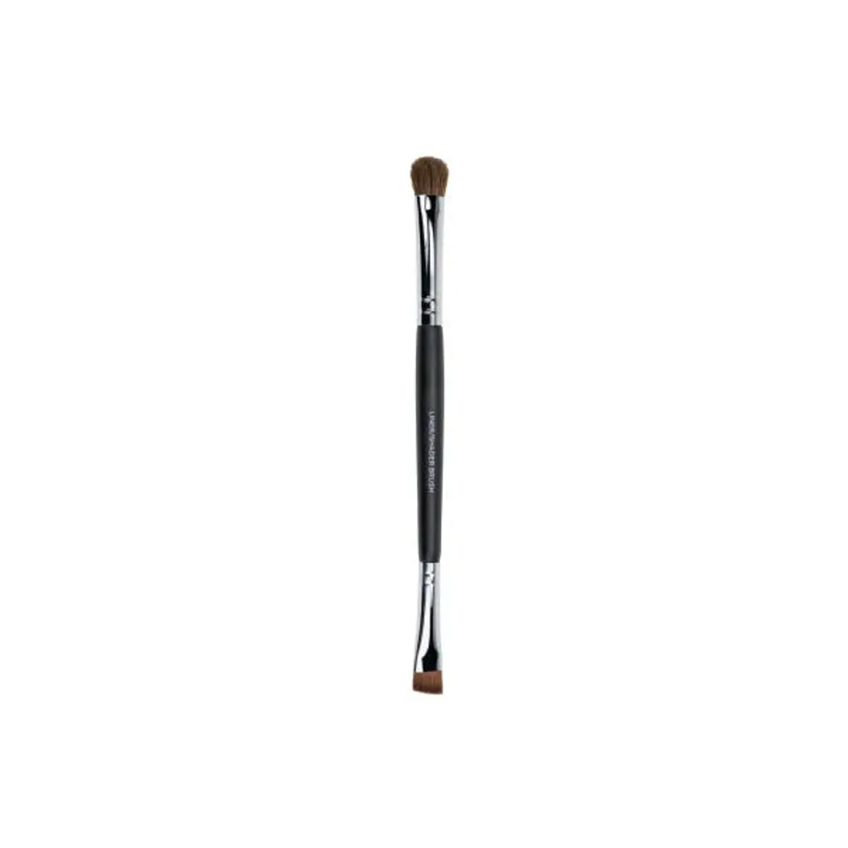 YOUNIQUE skråskåret pensel/blendepensel – tips: dobbeltendet pensel med blendespids på den ene side og fin skråskåret spids på den anden