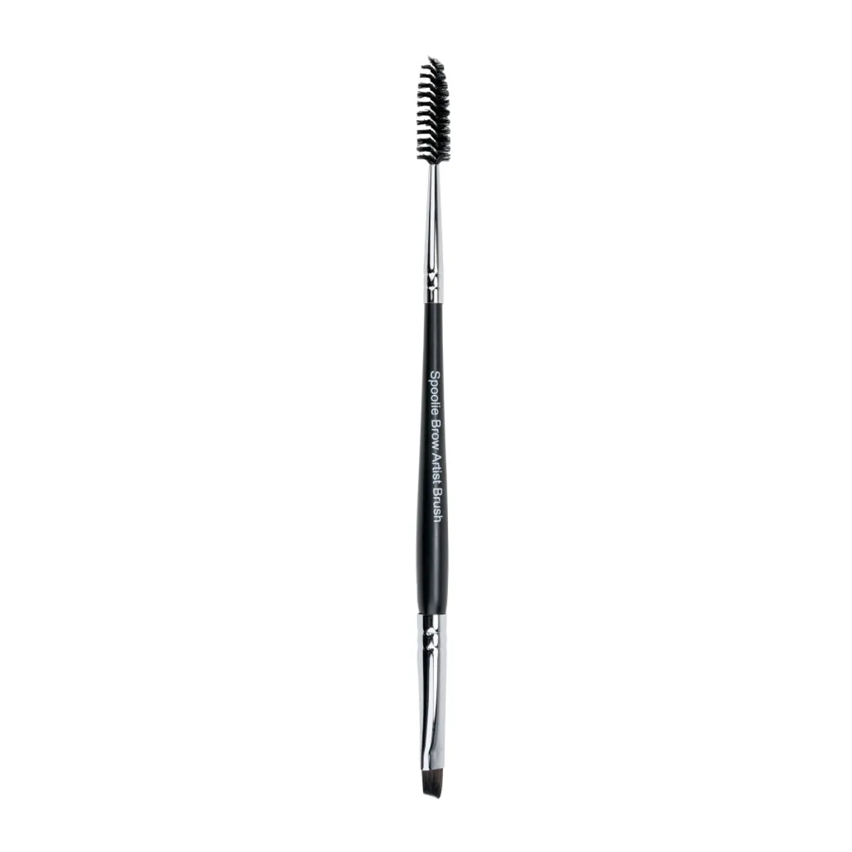 Pinceau sourcils biseauté/goupillon Artist YOUNIQUE – avis : pinceau double embout, goupillon en spirale et pointe biseautée noire