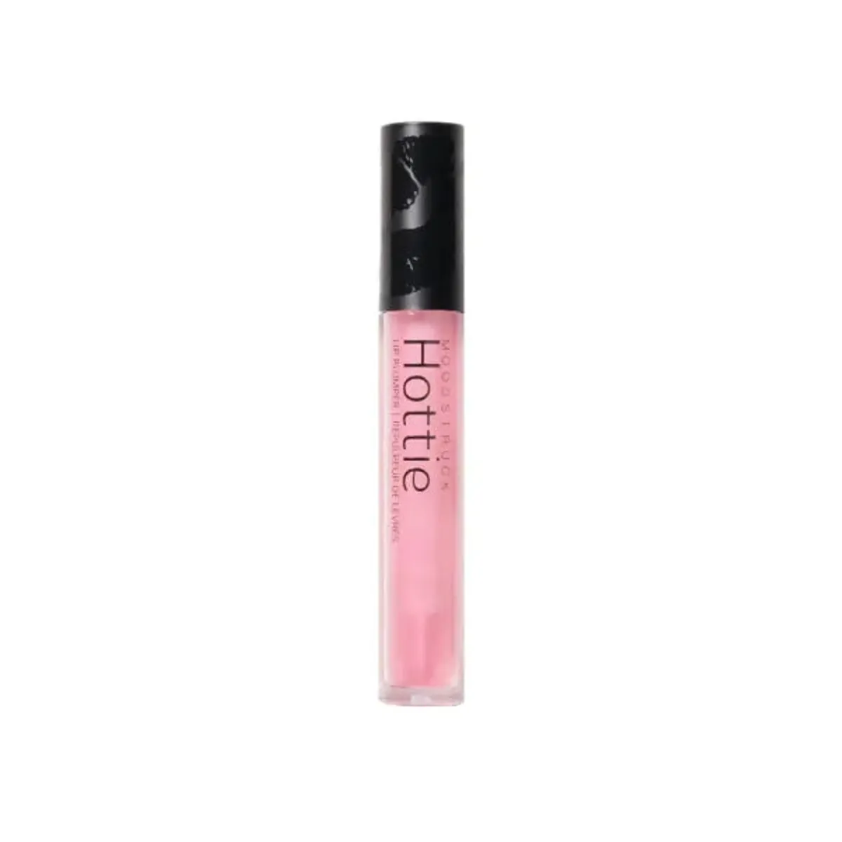 MOODSTRUCK HOTTIE lip plumper – shade Pale Pink, lip plumper tube, light candy pink gloss