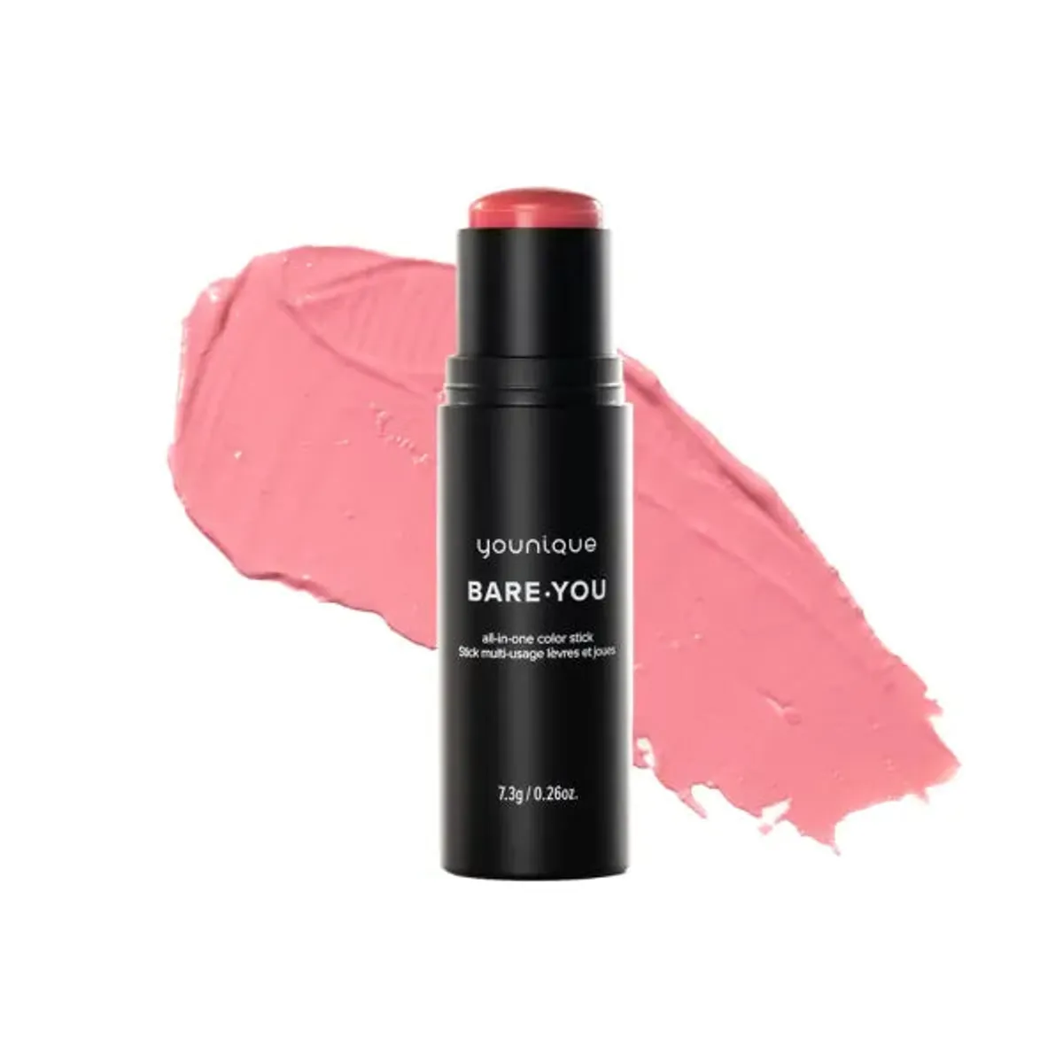 Stick multiusos para lábios e maçãs do rosto BARE YOU YOUNIQUE – opinião: stick para lábios e bochechas e a sua amostra rosa-claro